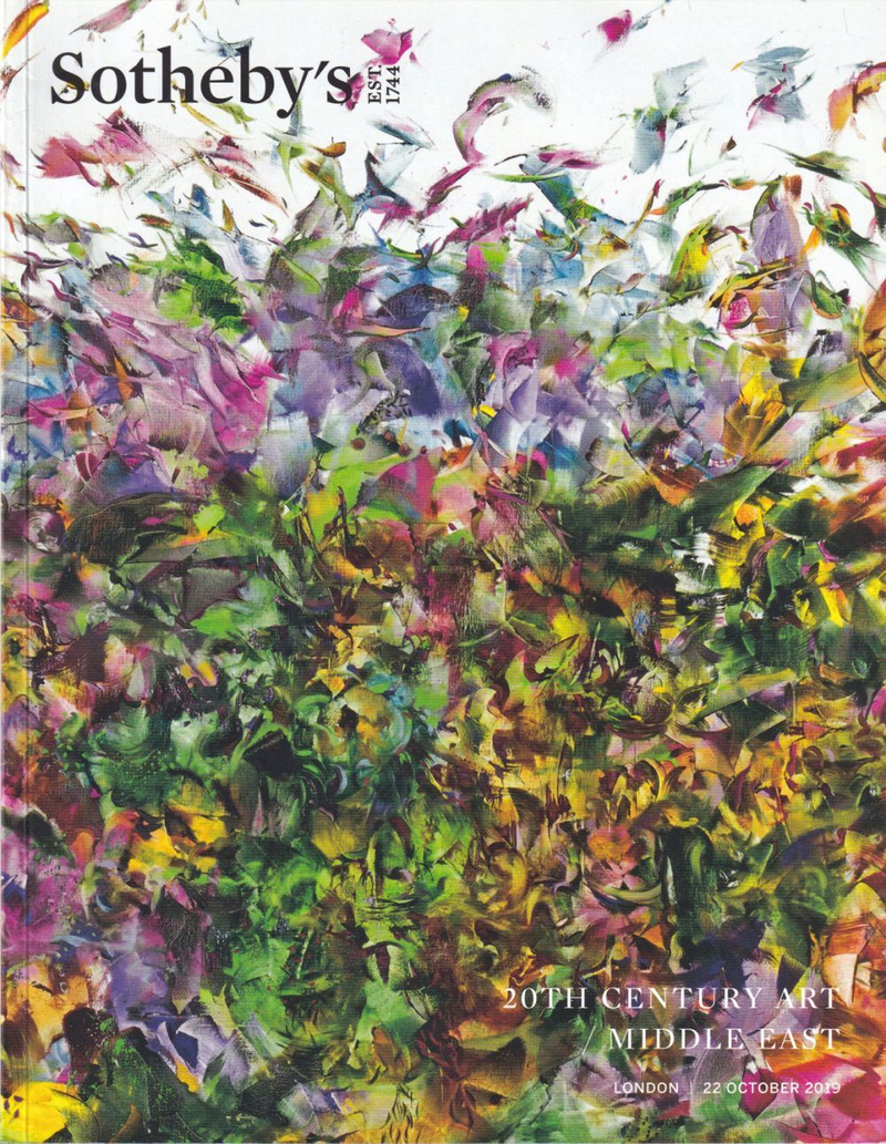 Каталог аукциона Sotheby's, Лондон, Искусство ХХ века, искусство Ближнего Востока: аукцион от 22 октября 2019 года