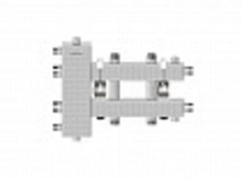 Коллектор балансировочный BM-100-3DU  (1 контур вниз, 1 вверх и 1 в сторону)