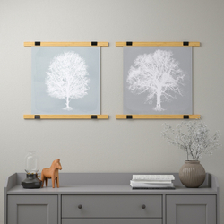 IKEA BILD  (ИКЕА БИЛД)  -  Плакат, пастель лесная, 50x50 см