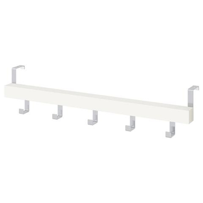 Вешалка настенная IKEA TJUSIG (ЧУСИГ), Белый, 60 см