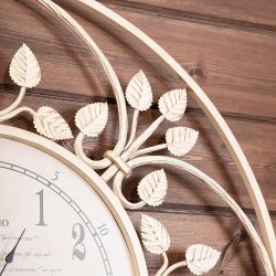 Часы настенные London Time большие Айвори