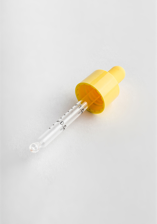 Пипетка желтая с разметкой 18/410