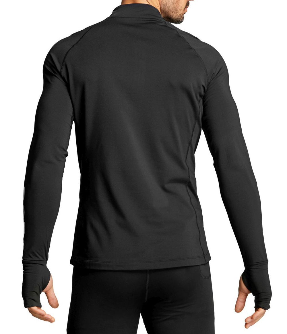 Мужская теннисная кофта Björn Borg Borg Midlayer Half Zip M - black beauty
