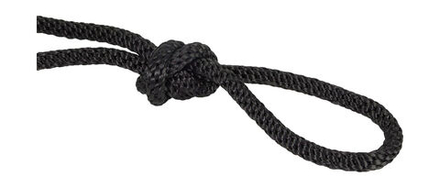 Веревка сплошного плетения d10мм, L100м, черный, Marine Rocket