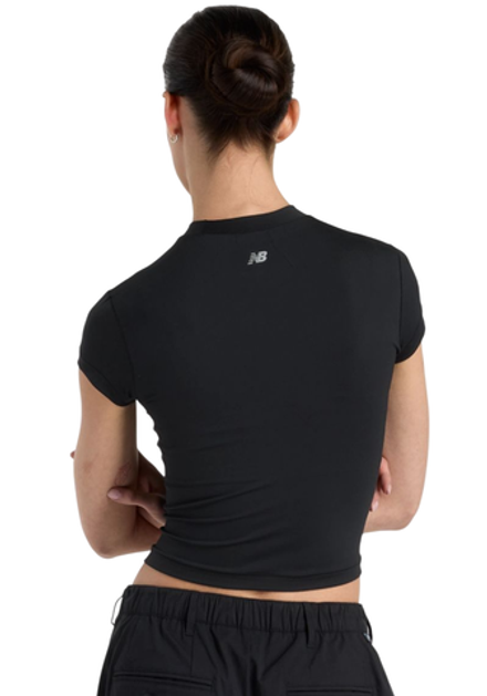 Женская теннисная футболка New Balance Define Fitted - black