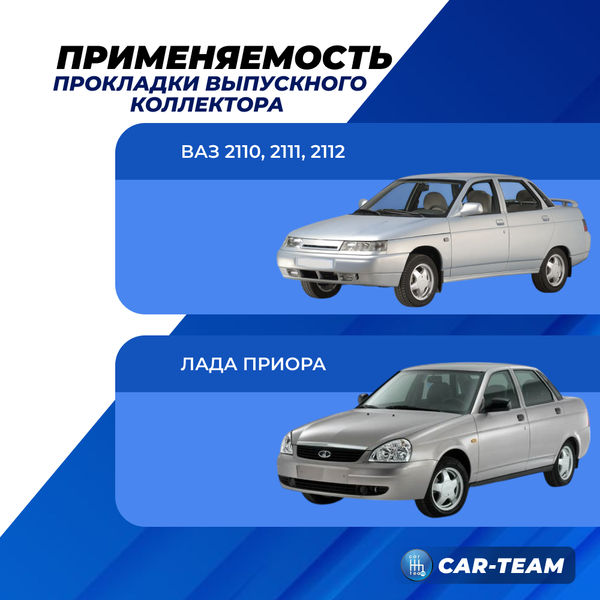 Прокладка под коллектор (паук) 16кл для автомобилей Лада