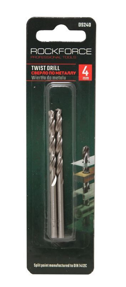 Сверло по металлу 3.5мм HSS(2шт), в блистере RockForce##Rock FORCE RF-DS235