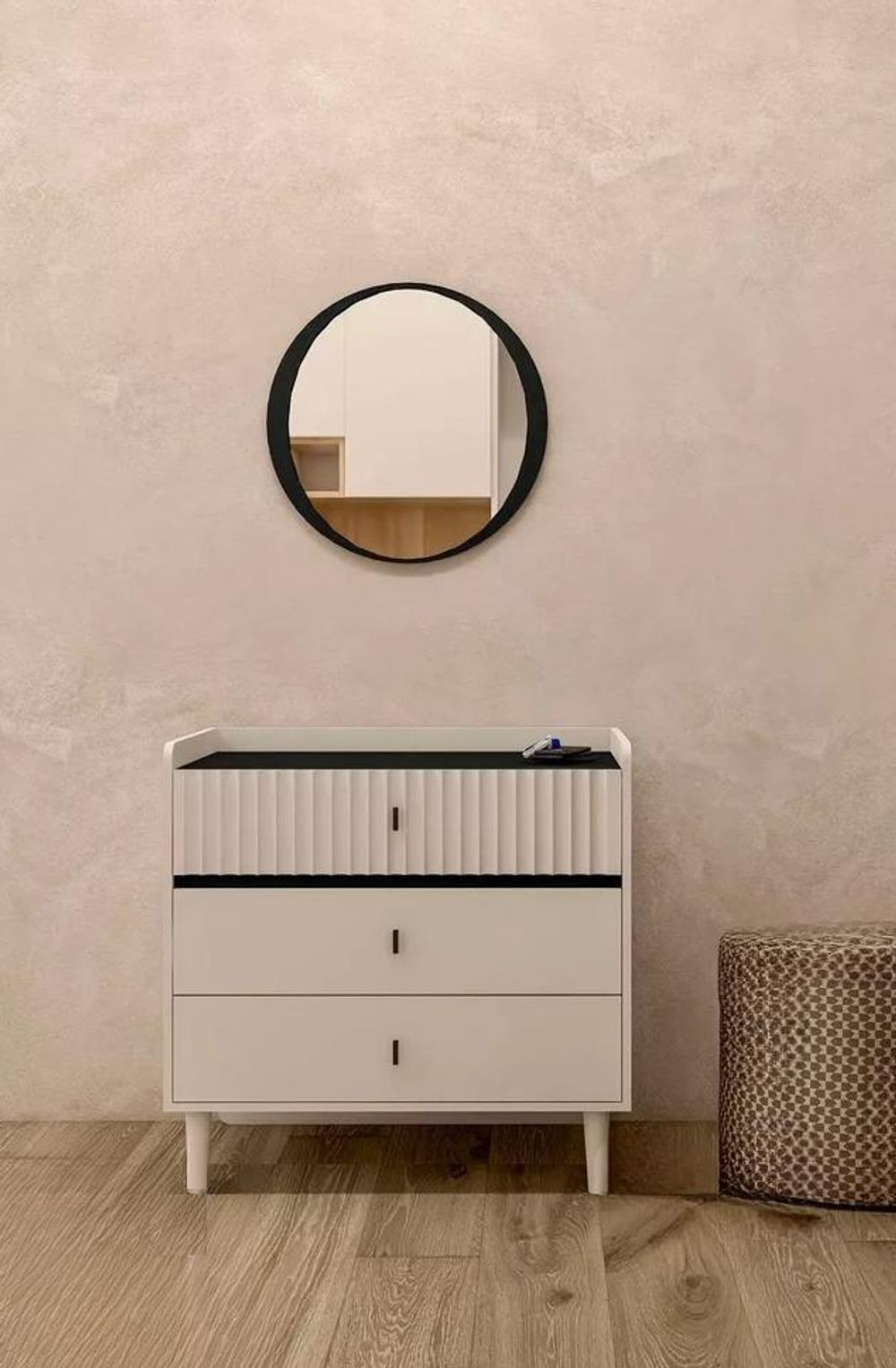 Комод Омега-10 Белый/антрацит