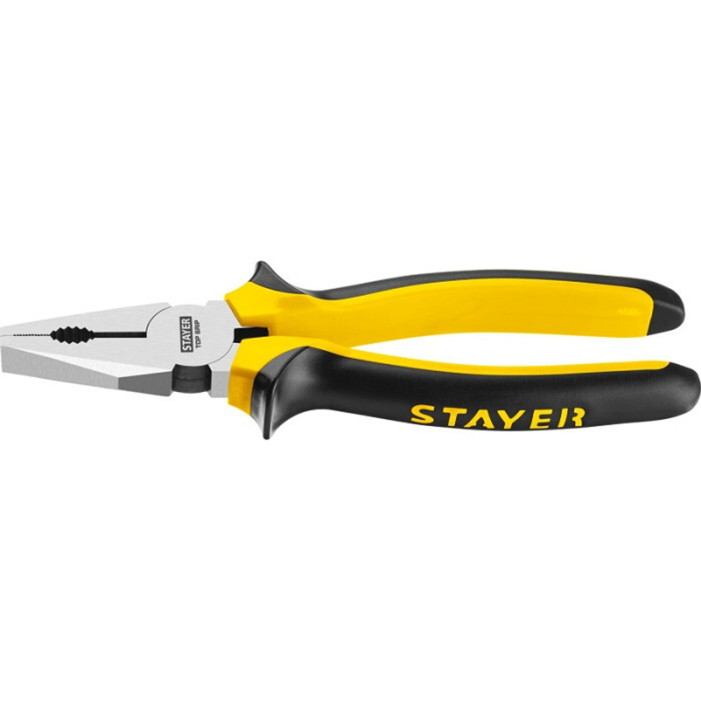 Плоскогубцы комбинированные STAYER "TOPGrip", 200мм