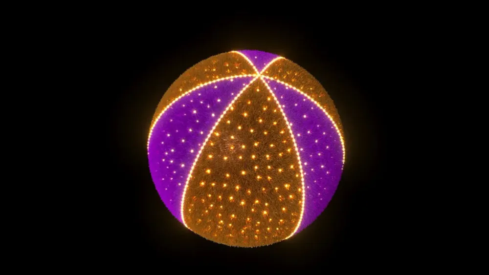 световая детская игрушка "мячик"