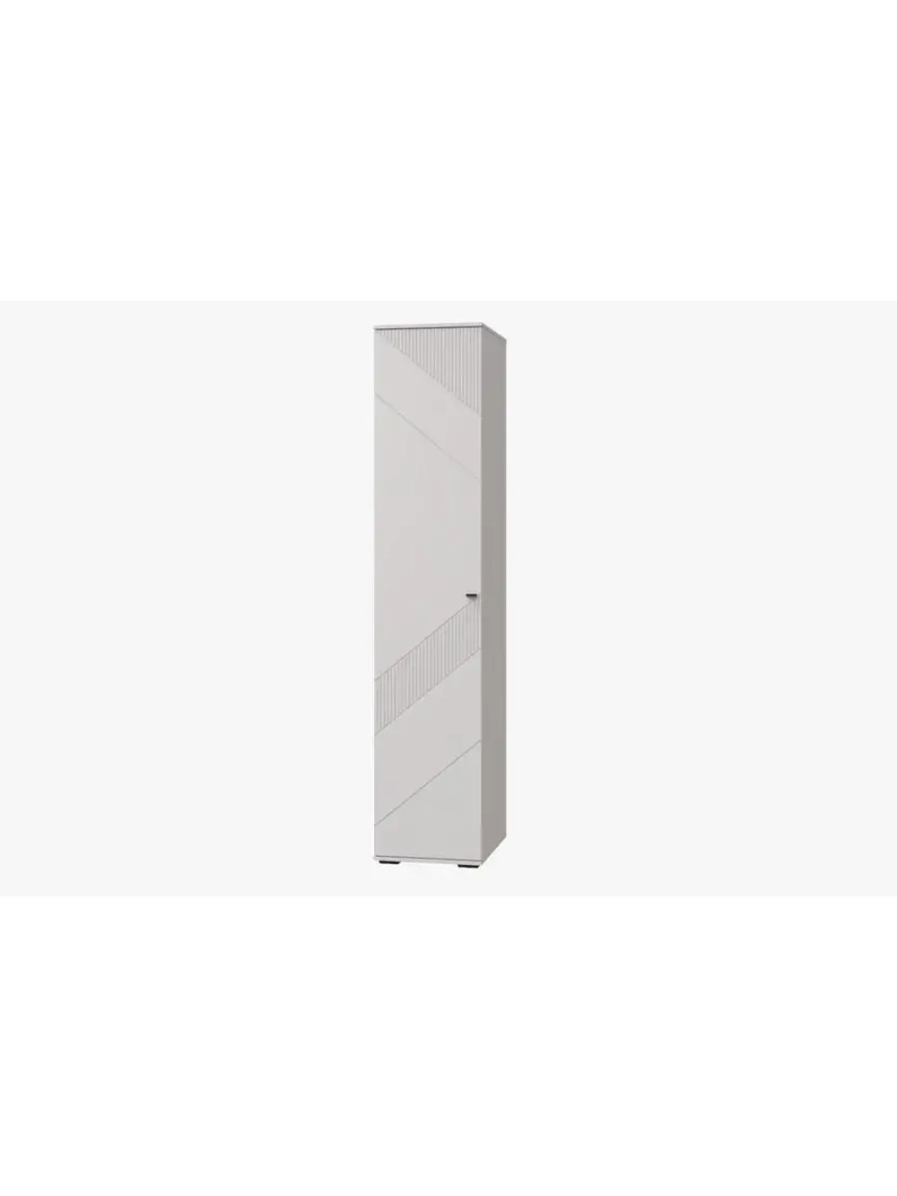 Шкаф-пенал с полками и штангой Кашемир 45х58х221 см