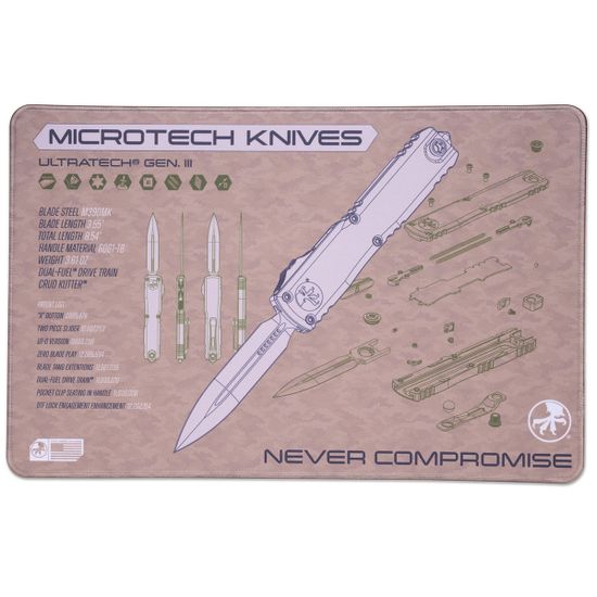 Коврик настольный Microtech Ultratech ZBP Tan MAT-UTZBP