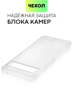 Чехол BROSCORP для Google Pixel 6a оптом (арт. PIXEL-6A-TPU-01-TRANSPARENT)