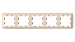 ATLASDESIGN ANTIQUE 5-постовая РАМКА, универсальная, ПЕСОЧНЫЙ