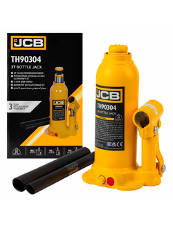 Домкрат бутылочный 3т с клапаном JCB JCB-TH90304