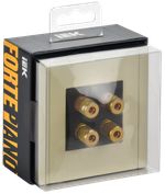 FORTE&PIANO Аудиорозетка 4-местная FP839M металл серый сланец IEK