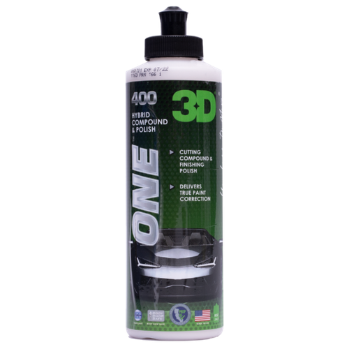 3D ONE абразивная и полировальная паста 2 в 1, 240мл 400OZ08