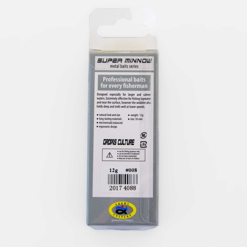 Пилькер Grows Culture Super Minnow (12гр)