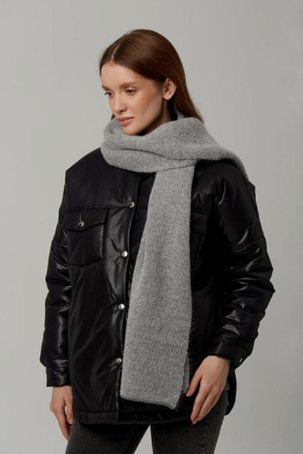 Оренбургский шарф Ш204-03/02 серый