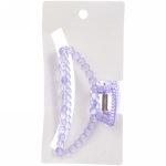 Заколка-краб для волос на блистере «Cruella- Трапеция», микс 6 цветов, 9,5 см