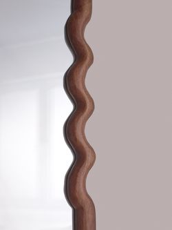 Зеркало Fluid, 54х180 см, коричневое