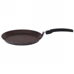 Сковорода блинная 20см со съемной ручкой «Мраморная» (кофейный мрамор) сбмк200а