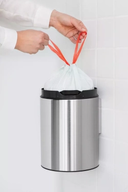 Brabantia - Контейнер для мусора Slide Bin 5л, матовая сталь / артикул   477546  / GTIN 8710755477546