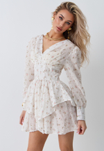 Платье-корсет белое