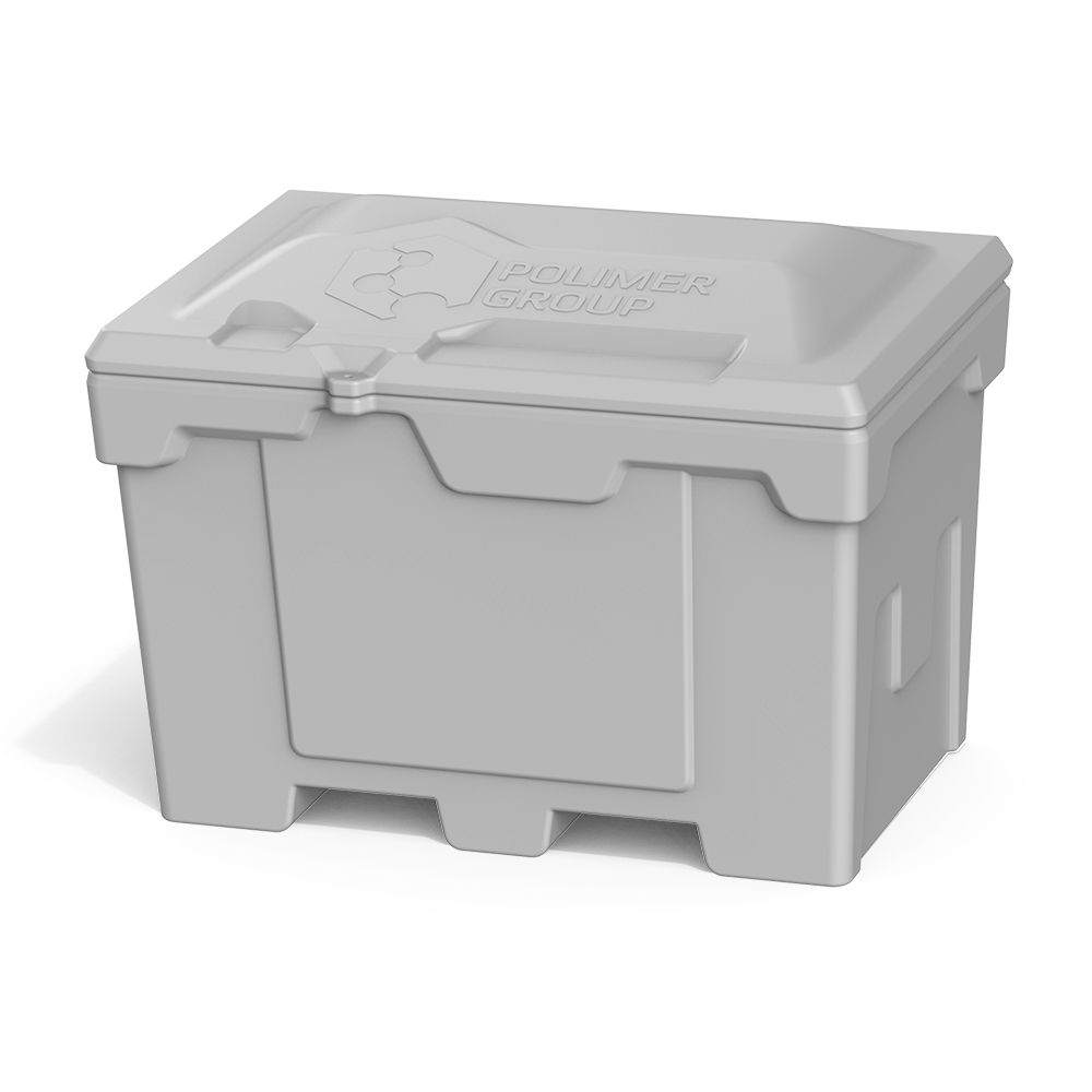 Ящик 500 л серый Полимер-Групп 500 л.(1200x828x860см;33кг;серый) - арт.559352