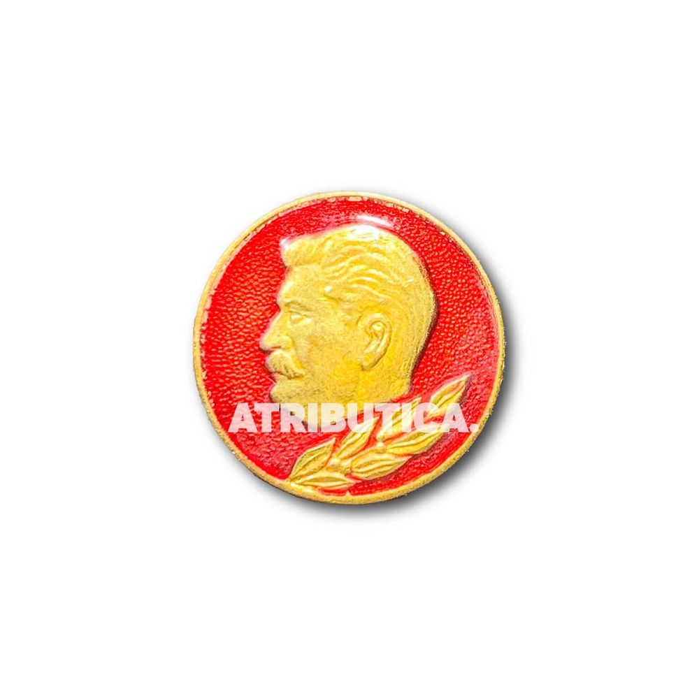 Знак Нагрудный ( Фрачник ) Сталин ( Круглый ) | ATRIBUTICASTORE.RU