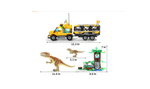 Набор строительных блоков Mesiondy Dinosaurs, игрушки динозавров для возраста 8–14 лет, мир парка динозавров, подарки на день рождения для мальчиков и девочек (546 шт.)