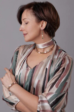 Mosaic Enamel10mm multi Колье арт.1490