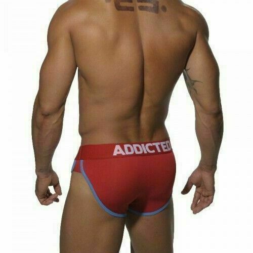 Мужские трусы брифы красные Addicted Curves Low Rise Brief Red