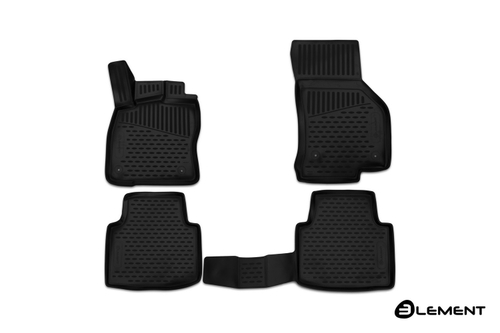 Коврики 3D в салон SKODA Superb, 2015-, 4 шт. (полиуретан)  AFM3D4517210K