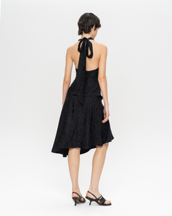 Асимметричная юбка миди из вискозы