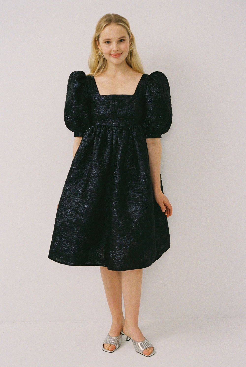 Royal black dress