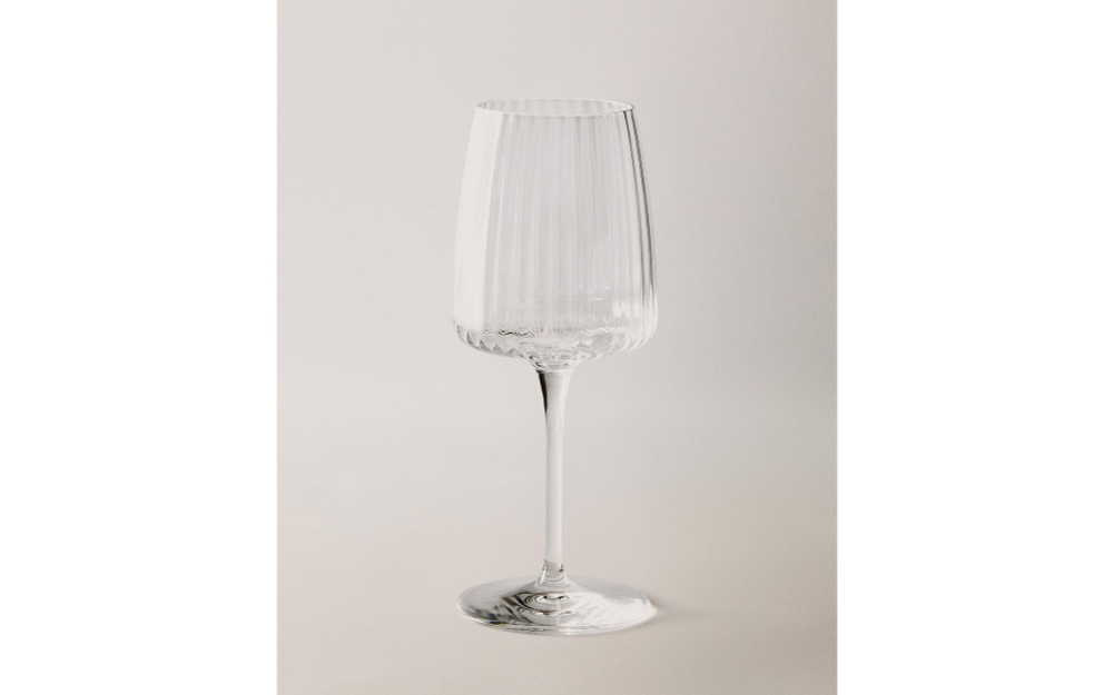 Zara Home бокал из стекла, цвет прозрачный, 20 см