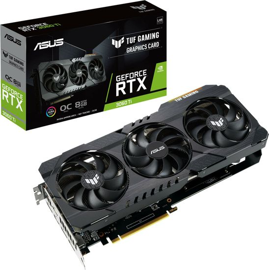 Видеокарта ASUS GeForce RTX 3060 Ti TUF Gaming OC