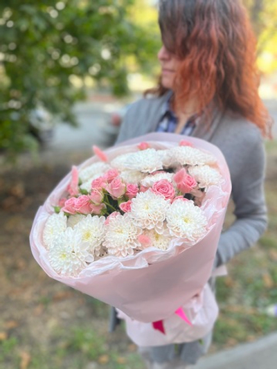 Букет "Лёгкий румянец"