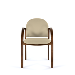 Стул Джуно D8 (темный орех) S-0428 (бежевый)