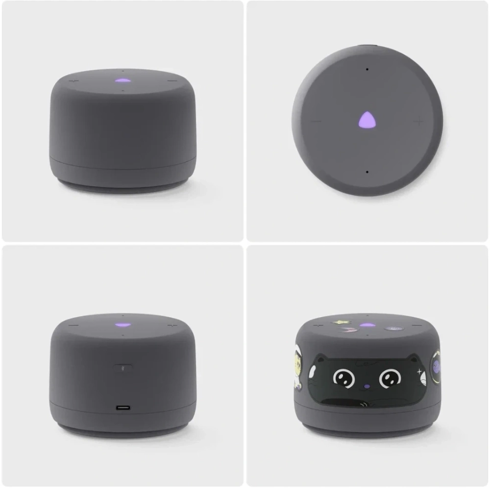 Умная колонка Yandex Станция Лайт 2 без часов Алиса графитовый 6W 1.0 BT/Wi-Fi 10м (YNDX-00028GRY)