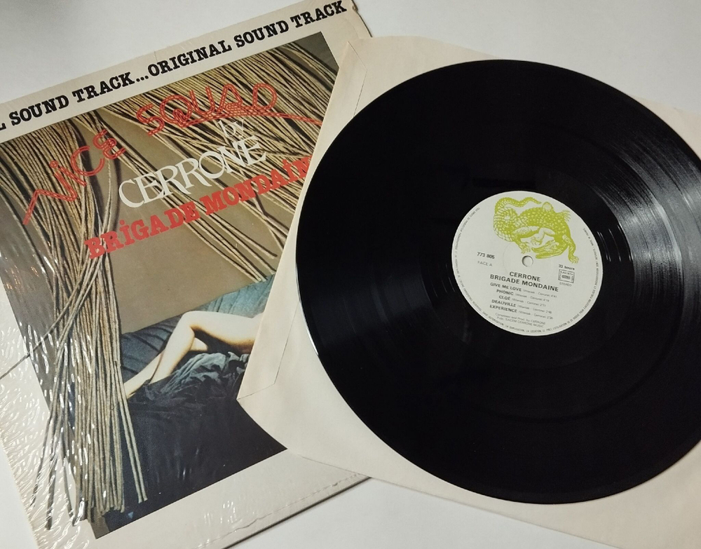 Винтажная виниловая пластинка LP Cerrone Brigade Mondaine (France 1978)