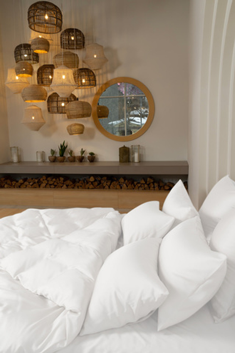 Постельное белье семейное German Grass Arctic White Brilliant белое