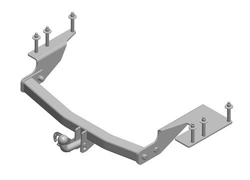 Фаркоп AvtoS для SSANG YONG REXTON II (2007) с универсальной электрикой и сертификатом в комплекте, арт.(SY 009+electr)