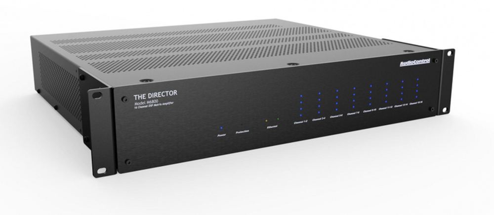 AudioControl The Director Model M6800 — 16-канальный матричный усилитель с DSP