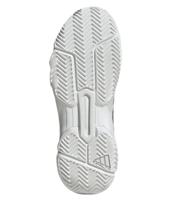 Женские теннисные кроссовки Adidas CourtJam Control 3 W - footwear white/core purple/footwear white