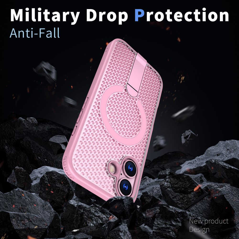 Прозрачный чехол Mesh Pro Magnetic Case для iPhone 17