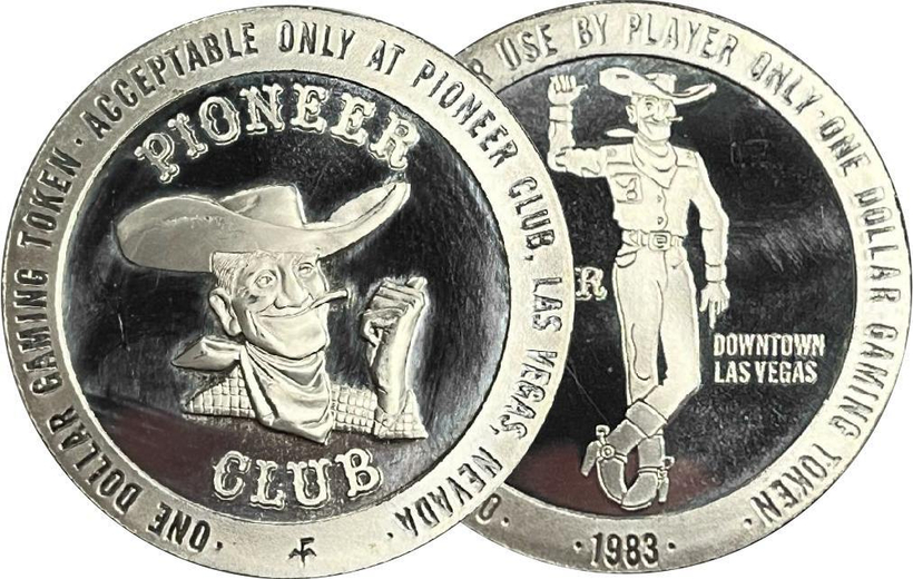 Pioneer Club Casino $1 Token