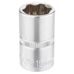Головка 15мм (сорв.гр), 1/2'' Forsage F-54715