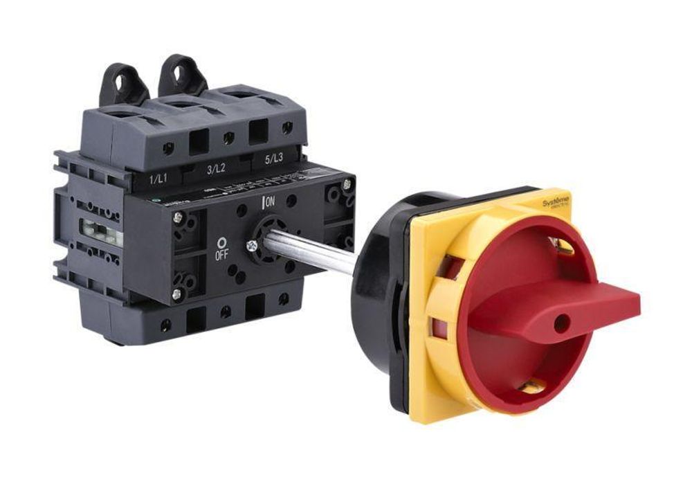 Выключатель-разъединитель 3п 175А IP20 с красн. выносн. рукоят. на дин-рейке/плате с замком SE MSD175340R Выключатель-разъединитель 3п 175А IP20 с красн. выносн. рукоят. на дин-рейке/плате с замком SE MSD175340R